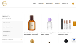 Packafill - Round Glass Perfume Bottle