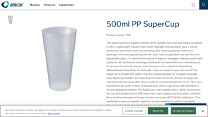 Amcor - 500ml PP SuperCup