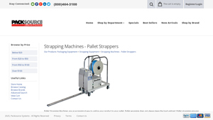 PackSource Systems - Pallet Strapping Machines