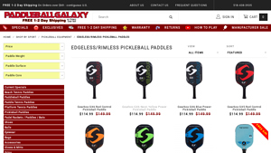 Paddleball Galaxy - Edgeless/Rimless Pickleball Paddles