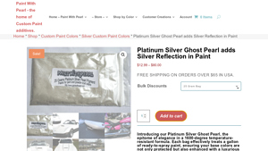 Paint With Pearl - Platinum Silver Ghost Pearl