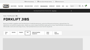 Titan Attachments - Forklift Jib Attachments