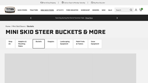 Pallet Forks - Mini Skid Steer Buckets