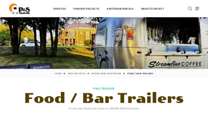 P & S Trailer Service - Custom Airstream Food & Bar Trailers