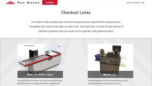 Pan-Oston - Custom Metal Checkout Lanes