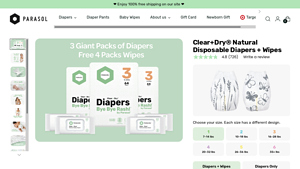 Parasol Co - Natural Disposable Baby Diapers