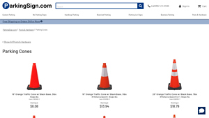 ParkingSign - Traffic Cones