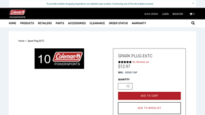 Coleman Powersports - Spark Plug E6TC