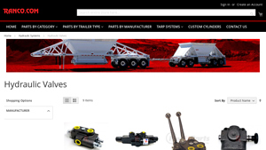 Ranco - Hydraulic Valves & Parts