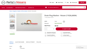 Nissan - Drain Plug Washer