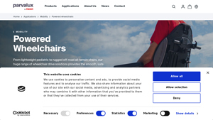 Parvalux - Electric Wheelchair Motors