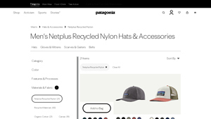 Patagonia - Men's Netplus Recycled Nylon Hats & Accessories