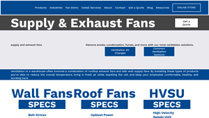 Patterson Fan - Wall Fans & Roof Exhausters
