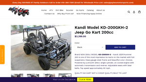 Kandi - KD-200GKH-2 Go Kart