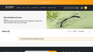 Payne Glasses - Corbin Rectangle Silver Eyeglasses