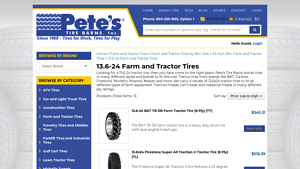 BKT - TR-135 Farm Tractor Tire