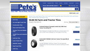 Firestone - Champion Guide Grip 3-Rib Front Tractor Tire