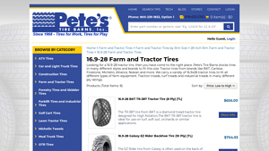 BKT - 16.9-28 TR-387 Tractor Tire