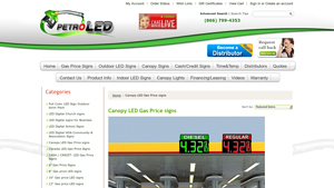 Petro LED - LED Gas Price Signs