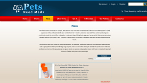 Pets Need Meds - 2 in 1 Oral Monthly Flea Control for Cats and Dogs