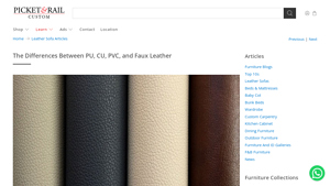 Picket and Rail - Leather Options