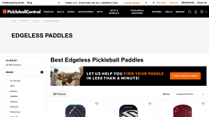 Pickleball Central - Edgeless Pickleball Paddles
