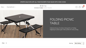 Picnic Time - Premium Folding Picnic Tables