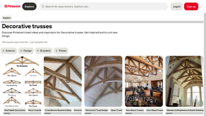 Pinterest - Decorative Trusses
