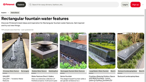 Pinterest - Elegant Basalt Fountain