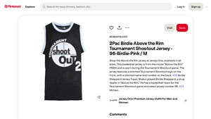 2Pac - Birdie Above the Rim Tournament Shootout Jersey