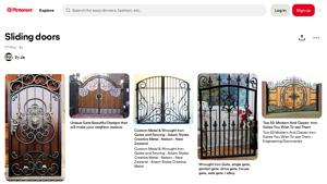 Pinterest - Elegant Wrought Iron Gates