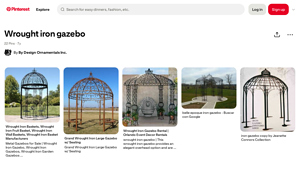 Pinterest - Wrought Iron Gazebo