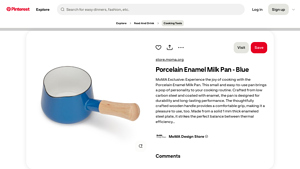 MoMA - Porcelain Enamel Milk Pan