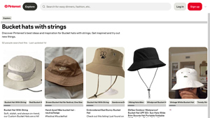 Pinterest - Custom Bucket Hats