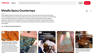 Stone Coat Countertops - Metallic Epoxy Countertops