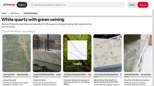 Pinterest - Green Veining Quartz Collection