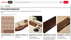 Pinterest - Chocolate Keyboard