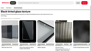 Pinterest - Glass Texture & Panel Solutions