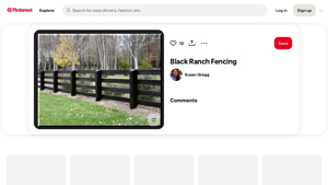 Pinterest - Black Ranch Fencing