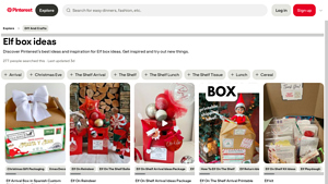 Pinterest - Custom Elf Arrival Box