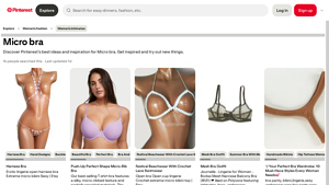 Pinterest - Push-Up Perfect Shape Micro-Rib Bra