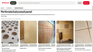 KoskiDecor - Perforated Plywood Panel