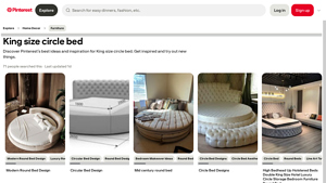 Pinterest - Luxury Round Bed Designs
