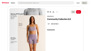 Pinterest - Activewear Collection