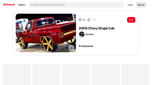 Pinterest - Custom Chevy Truck with Gold Rims