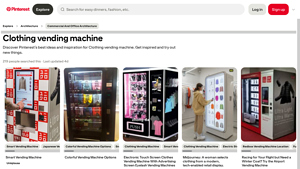 Clothing Vending Machines - Customizable Options