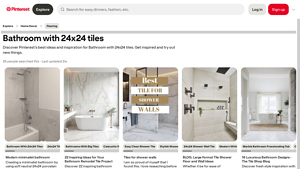 Pinterest - Bathroom Tile Inspiration