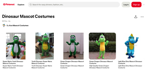 Pinterest - Dinosaur Mascot Costumes