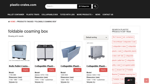 Plastic Crates - Foldable Coaming Boxes