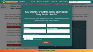 Plastic Tubing - Square Plastic Tubing